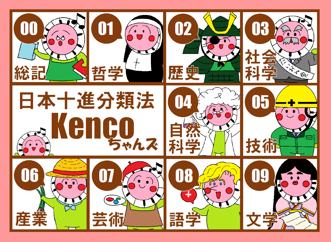 十進分類Kencoちゃんズ | 図書館総合展