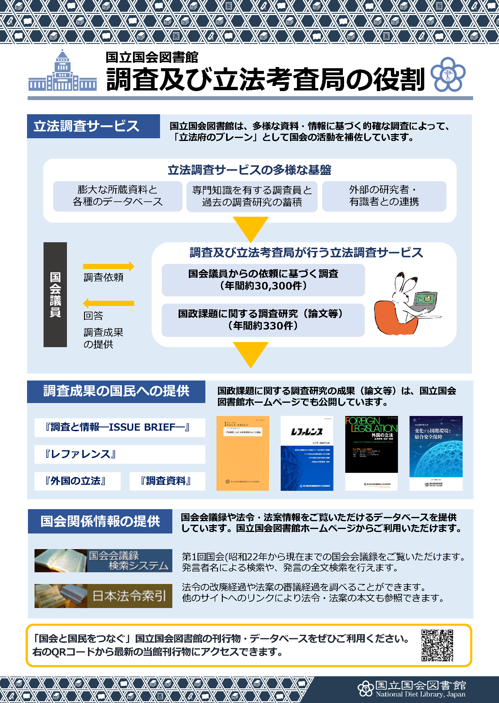 国立国会図書館調査及び立法考査局の役割