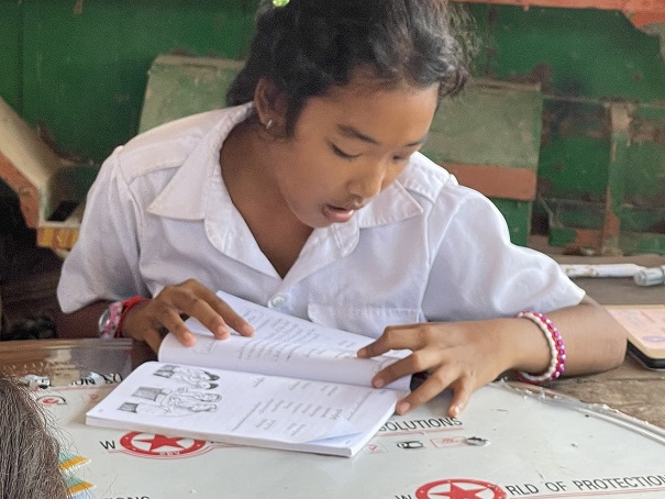 Children Study Club in Cambodia, a place for children with disabilities to learn