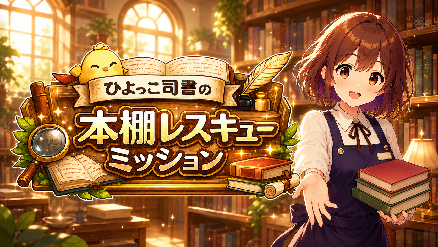ひよっこ司書の本棚レスキューミッションのイメージ画像