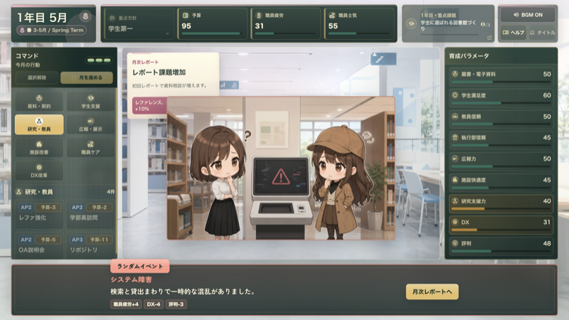 University Library Maker スクリーンショット2