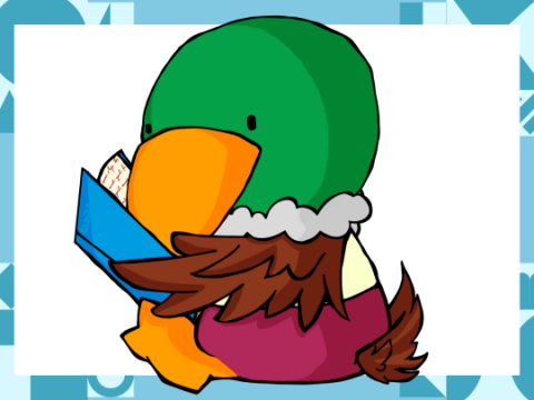 本を読む読衛門