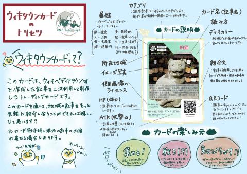 ウィキタウンカード説明